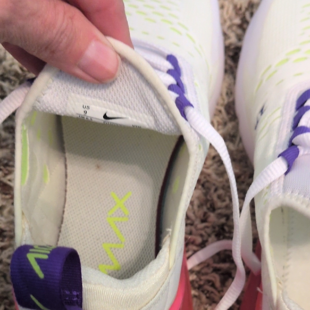Nike White and Pink Athletic Shoes - Picture 6 of 8